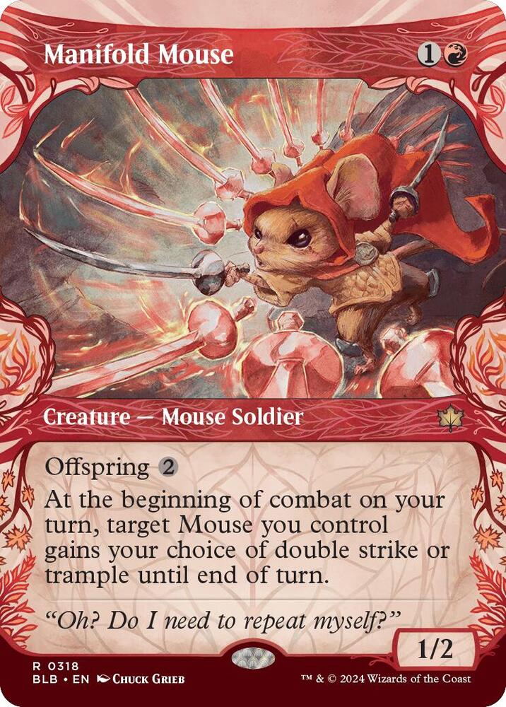 Manifold Mouse (Showcase) - Bloomburrow (BLB)
