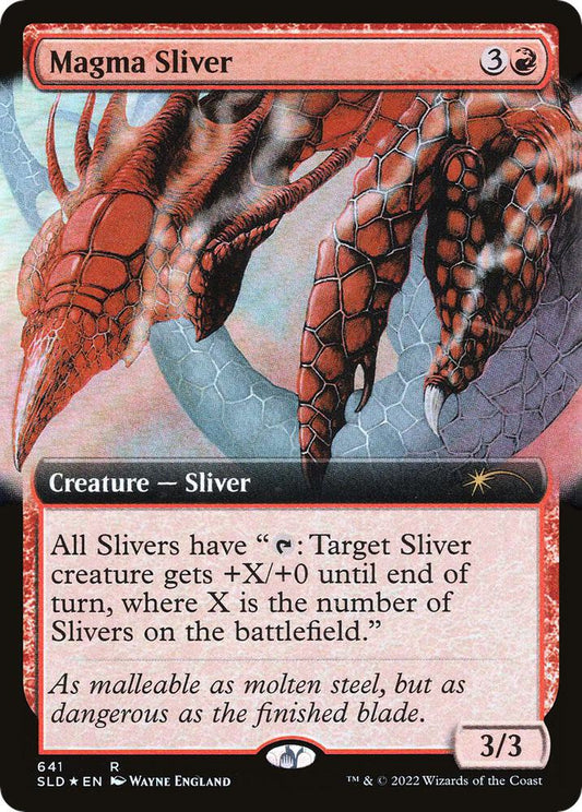Magma Sliver (Extended Art) - Secret Lair Drop Series (SLD) *FOIL*