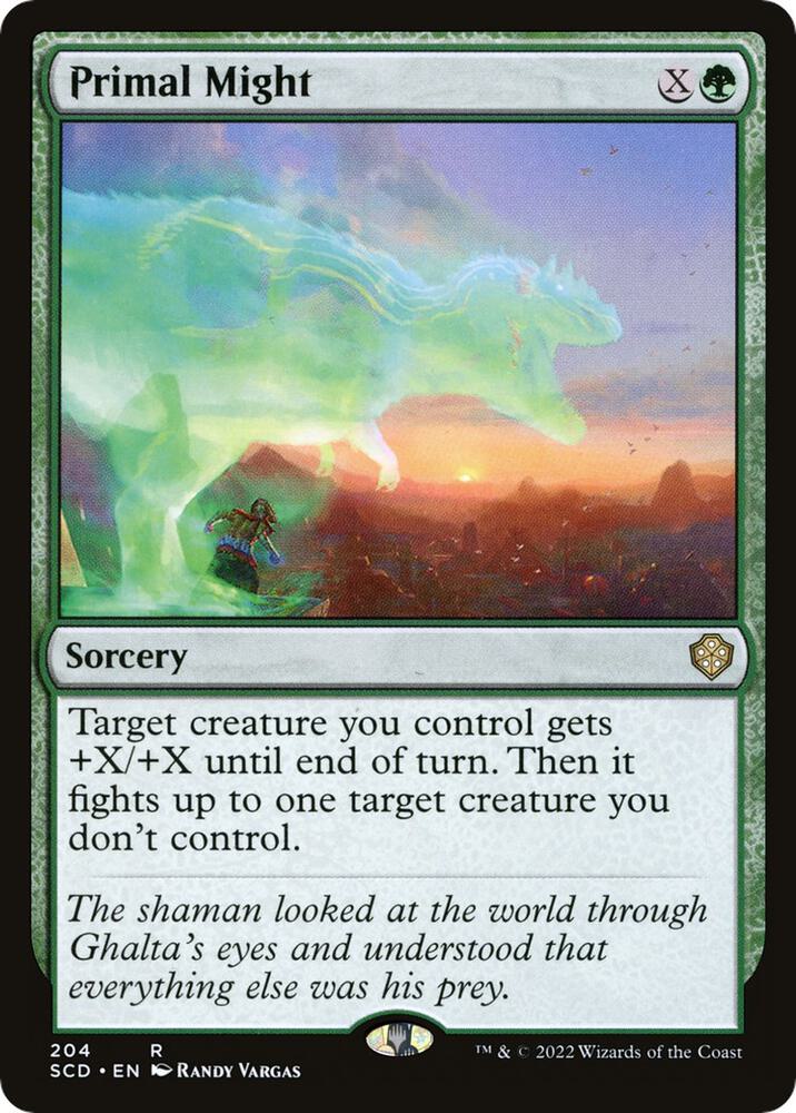 Primal Might - Starter Commander Decks (SCD)