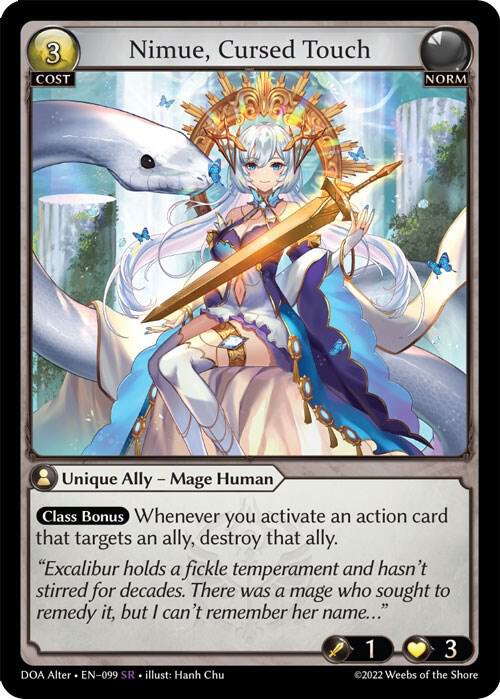 Nimue, Cursed Touch - Dawn of Ashes Alter Edition (DOA Alter)