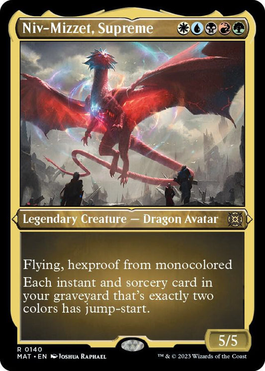 Niv-Mizzet, Supreme (Foil Etched) - March of the Machine: The Aftermath (MAT)