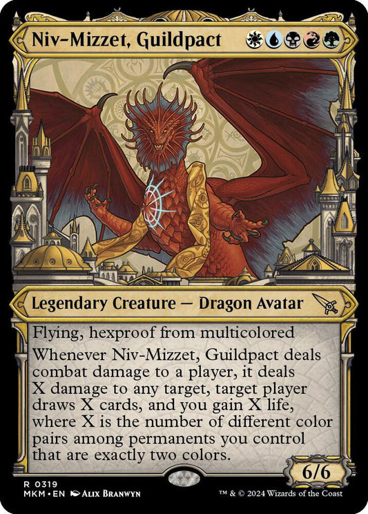 Niv-Mizzet, Guildpact (Showcase) (319) - Murders at Karlov Manor (MKM) *FOIL*