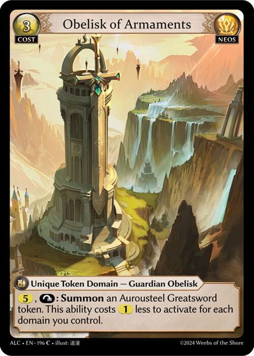 Obelisk of Armaments - Alchemical Revolution (ALC) *FOIL*