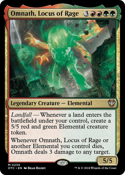 Omnath, Locus of Rage - Commander: Outlaws of Thunder Junction (OTC)