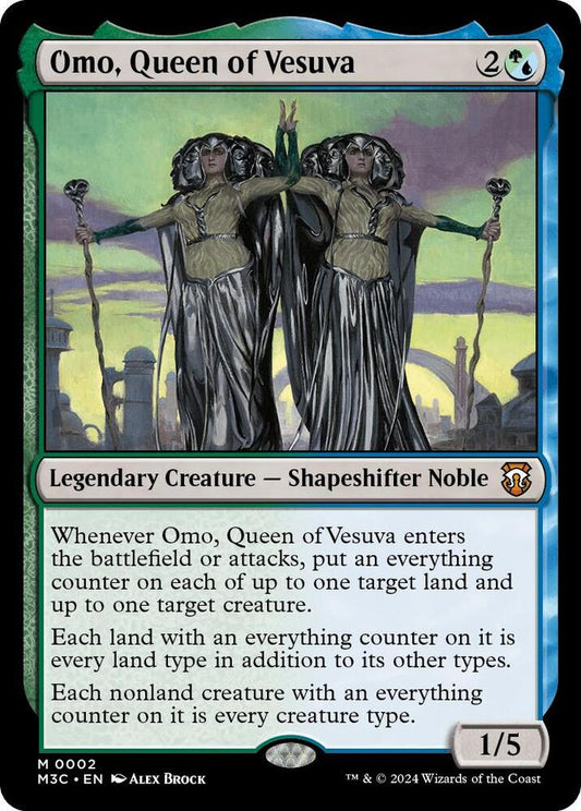 Omo, Queen of Vesuva - Commander: Modern Horizons 3 (M3C) - FOIL