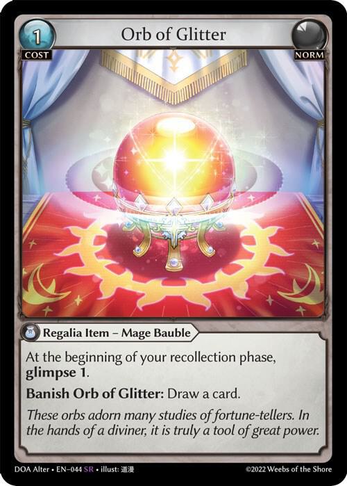 Orb of Glitter - Dawn of Ashes Alter Edition (DOA Alter) *FOIL*