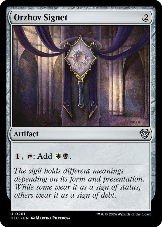 Orzhov Signet - Commander: Outlaws of Thunder Junction (OTC)