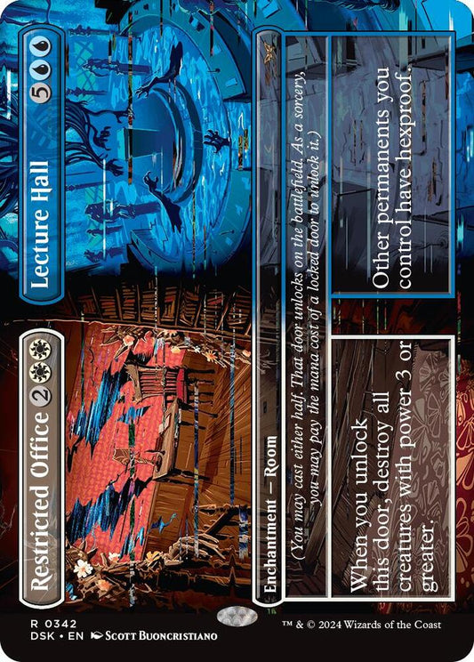 Restricted Office // Lecture Hall (Borderless) - Duskmourn: House of Horror (DSK)