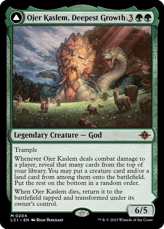 Ojer Kaslem, Deepest Growth - The Lost Caverns of Ixalan (LCI) *FOIL*