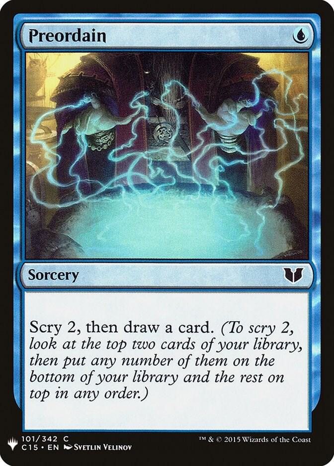 Preordain (C15) - The List Reprints (LIST)