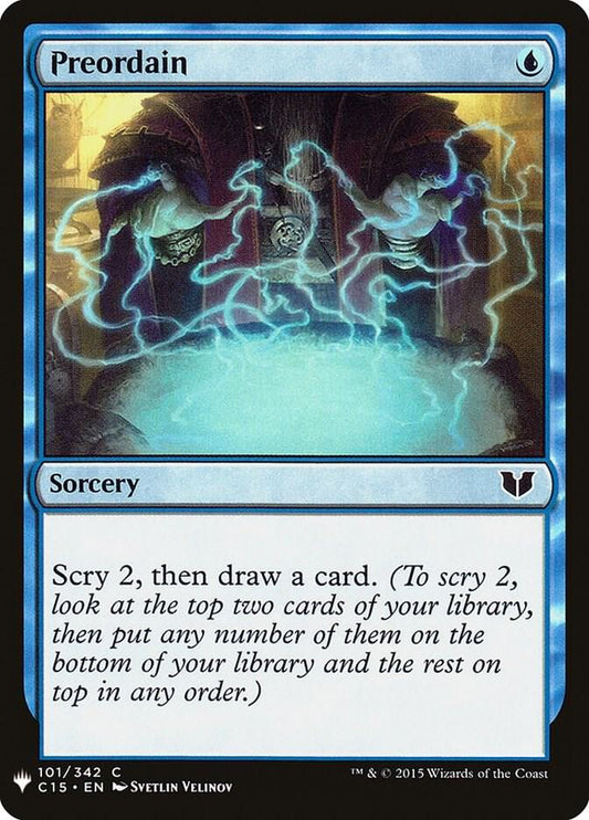 Preordain (C15) - The List Reprints (LIST)