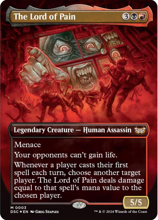 The Lord of Pain (Borderless) - Commander: Duskmourn: House of Horror (DSC)