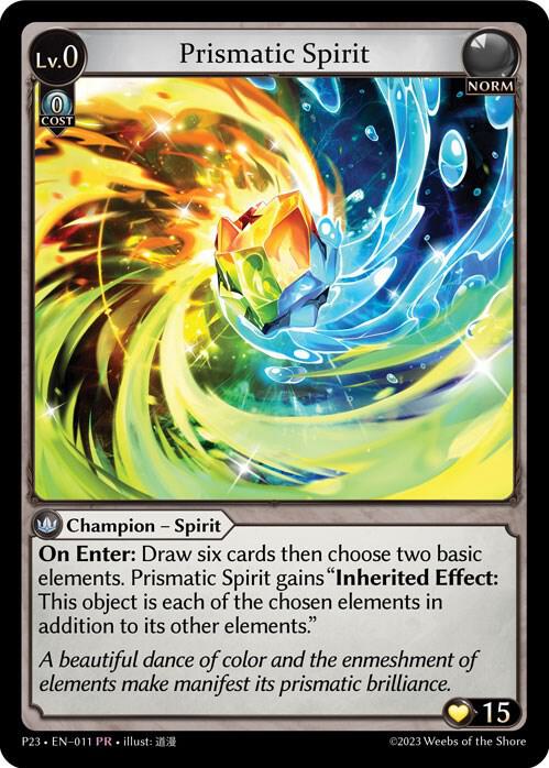 Prismatic Spirit - Promotional Cards (P)