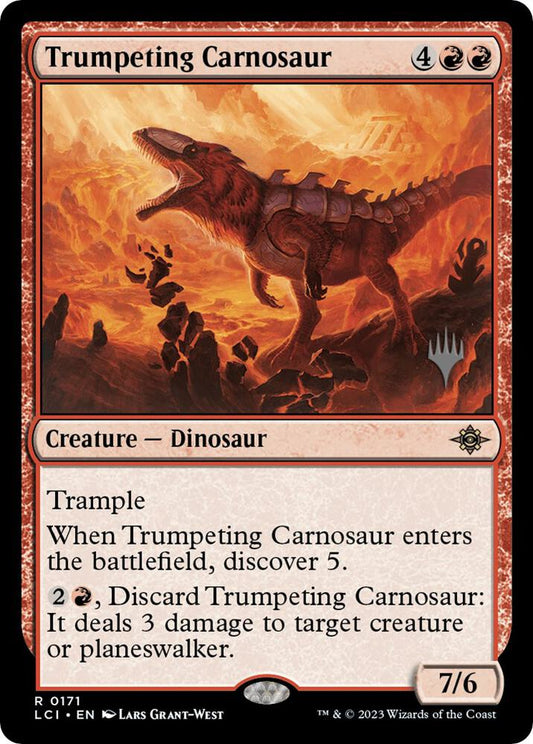 Trumpeting Carnosaur - Promo Pack: The Lost Caverns of Ixalan (PPLCI)