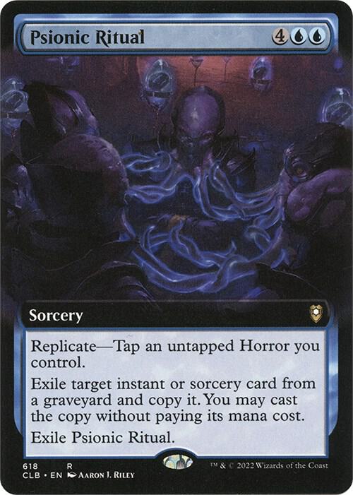 Psionic Ritual (Extended Art) - Commander Legends: Battle for Baldur's Gate (CLB)