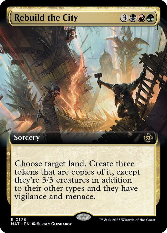 Rebuild the City (Extended Art) - March of the Machine: The Aftermath (MAT) - FOIL