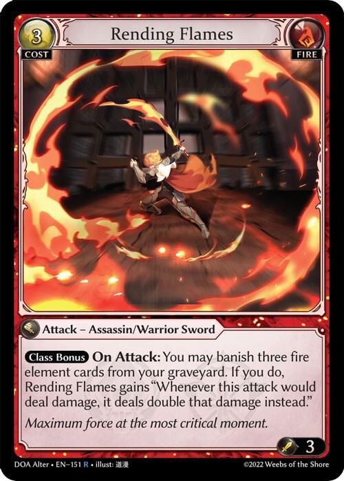 Rending Flames - Dawn of Ashes Alter Edition (DOA Alter)