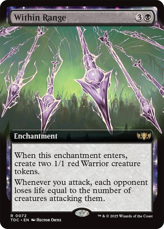Within Range (Extended Art) - Commander: Tarkir: Dragonstorm (TDC)