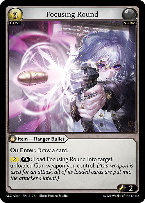 Focusing Round - Alchemical Revolution Alter Edition (ALC Alter)