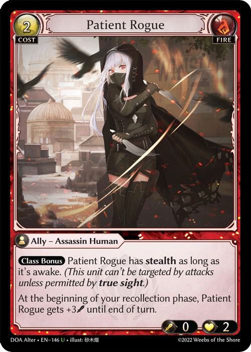 Patient Rogue - Dawn of Ashes Alter Edition (DOA Alter) *FOIL*