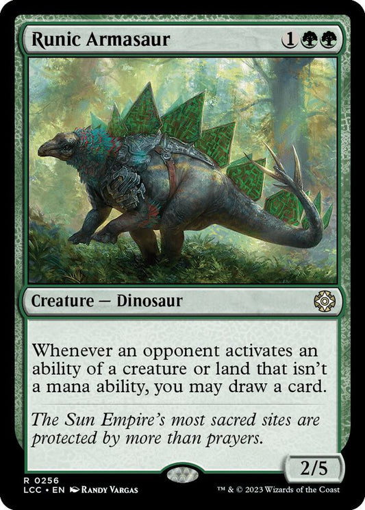 Runic Armasaur - Commander: The Lost Caverns of Ixalan (LCC)