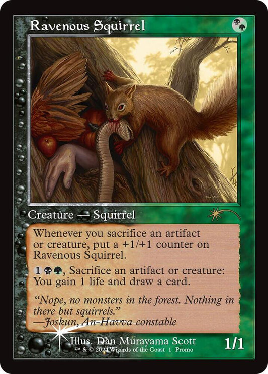 Ravenous Squirrel (Retro Frame) - Open House Promos (OHP) *FOIL*