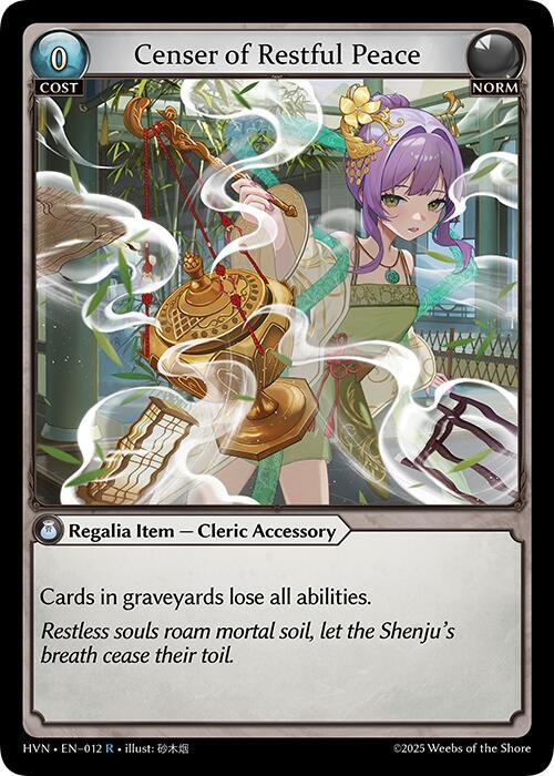 Censer of Restful Peace - Abyssal Heaven (HVN)