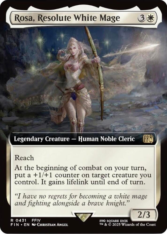 Rosa, Resolute White Mage (Extended Art) - FINAL FANTASY (FIN) *FOIL*