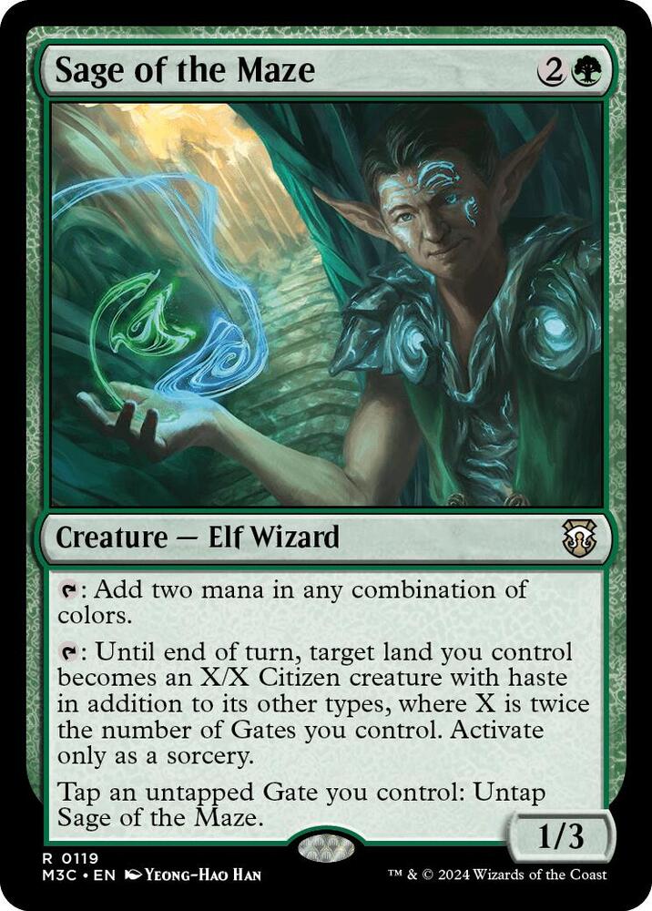 Sage of the Maze - Commander: Modern Horizons 3 (M3C)
