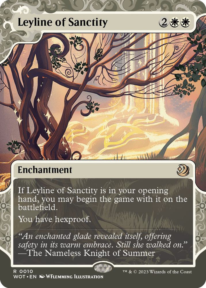 Leyline of Sanctity - Wilds of Eldraine: Enchanting Tales (WOT)
