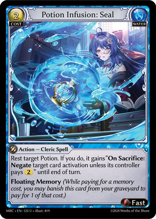 Potion Infusion: Seal - Mercurial Heart (MRC) *FOIL*