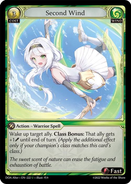 Second Wind - Dawn of Ashes Alter Edition (DOA Alter) *FOIL*