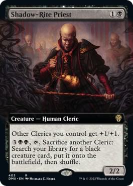 Shadow-Rite Priest (Extended Art) - Dominaria United (DMU) *FOIL*