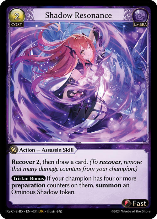Shadow Resonance - Tristan Re:Collection, Shadowdancer (SHD)
