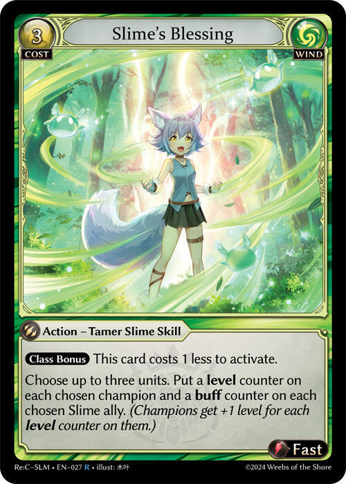 Slime's Blessing - Silvie Re:Collection, Slime Sovereign (SLM)