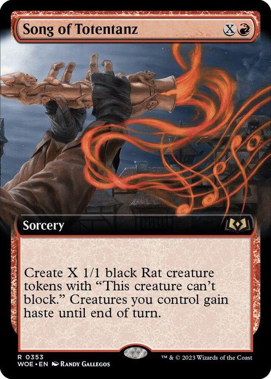 Song of Totentanz (Extended Art) - Wilds of Eldraine (WOE) *FOIL*