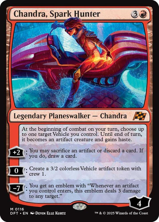 Chandra, Spark Hunter - Aetherdrift (DFT) *FOIL*