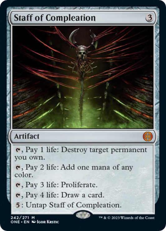 Staff of Compleation - Phyrexia: All Will Be One (ONE)