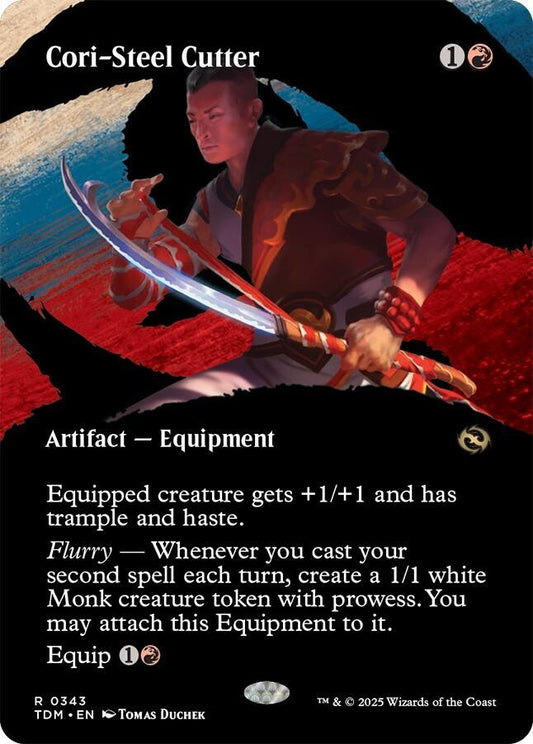 Cori-Steel Cutter (Borderless) - Tarkir: Dragonstorm (TDM)