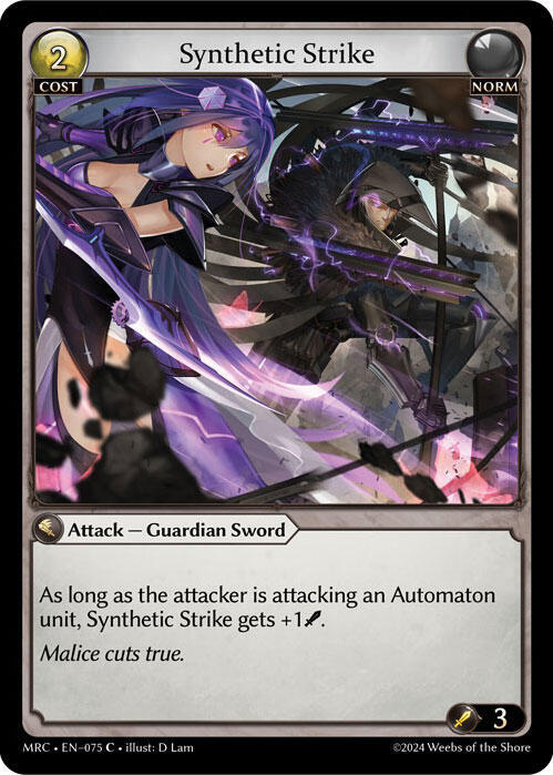 Synthetic Strike - Mercurial Heart (MRC) *FOIL*