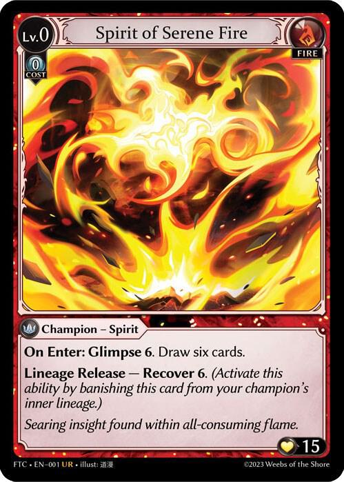 Spirit of Serene Fire - Fractured Crown (FTC)