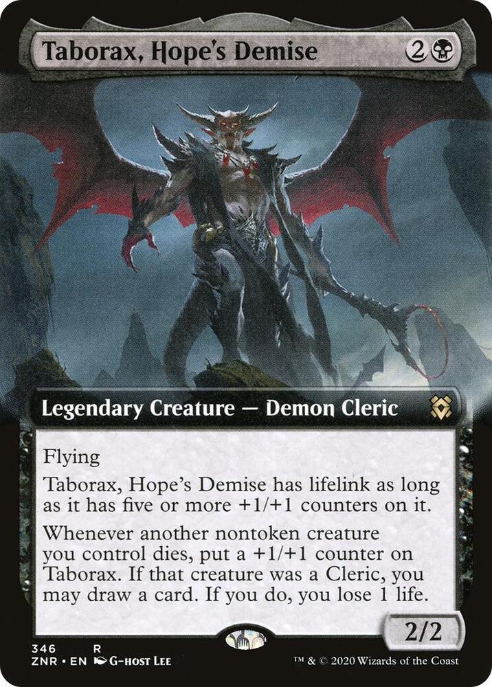 Taborax, Hope's Demise (Extended Art) - Zendikar Rising (ZNR) *FOIL*