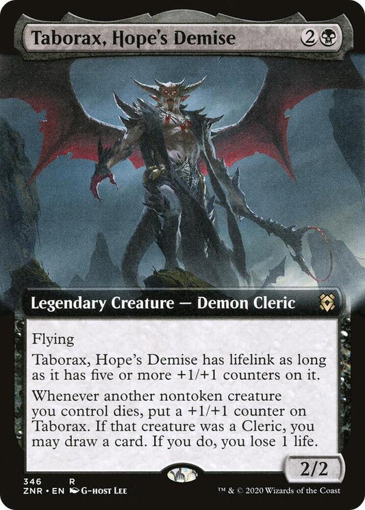 Taborax, Hope's Demise (Extended Art) - Zendikar Rising (ZNR) *FOIL*