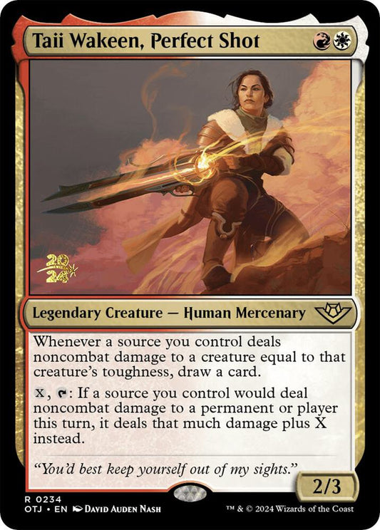 Taii Wakeen, Perfect Shot - Prerelease Cards (PRE)