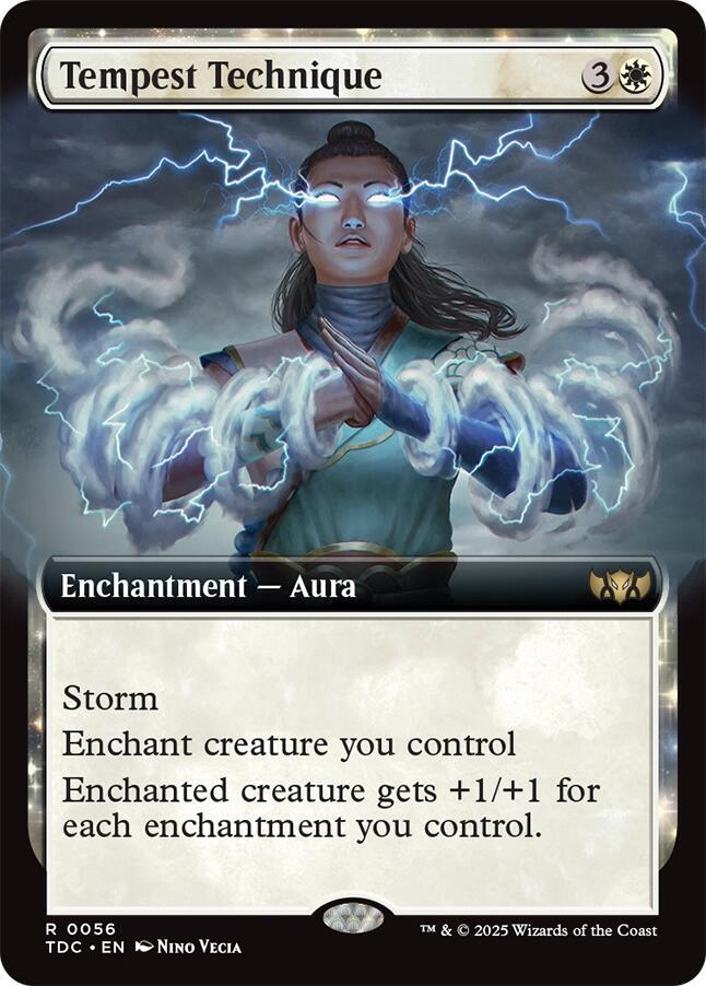Tempest Technique (Extended Art) - Commander: Tarkir: Dragonstorm (TDC)