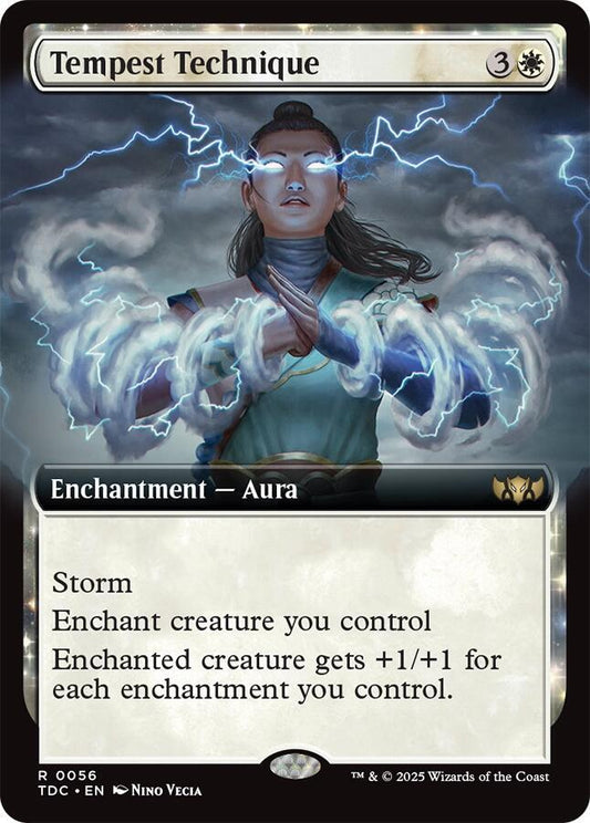 Tempest Technique (Extended Art) - Commander: Tarkir: Dragonstorm (TDC)