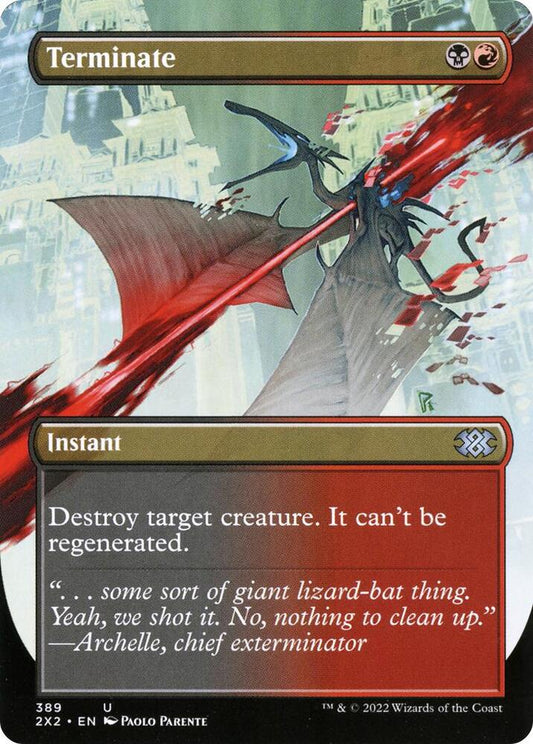 Terminate (Borderless) - Double Masters 2022 (2X2) *FOIL*