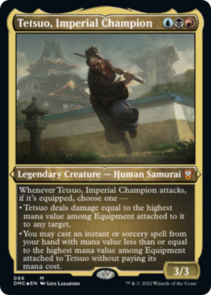Tetsuo, Imperial Champion (Foil Etched) - Commander: Dominaria United (DMC)