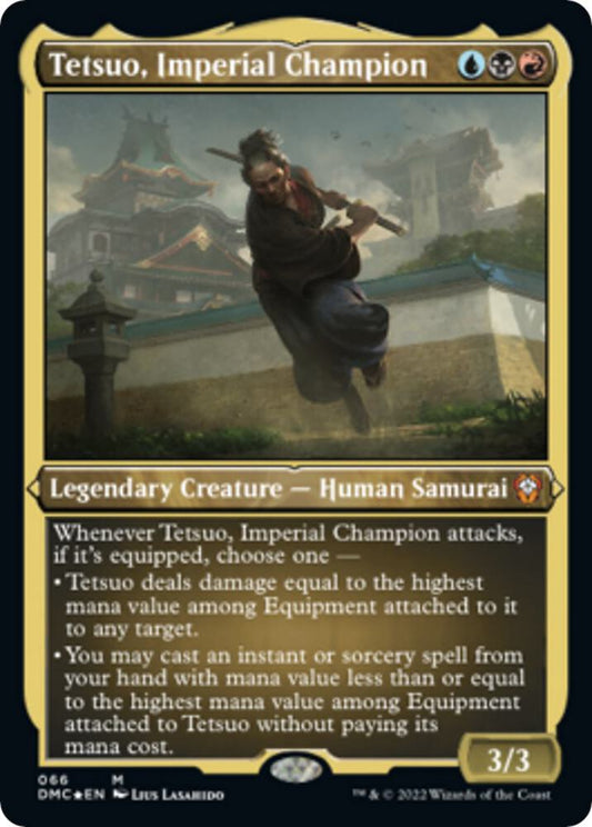 Tetsuo, Imperial Champion (Foil Etched) - Commander: Dominaria United (DMC)