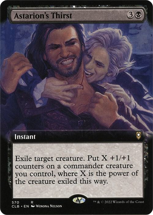 Astarion's Thirst (Extended Art) - Commander Legends: Battle for Baldur's Gate (CLB) *FOIL*